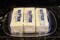 Large Clear Acrylic Covered Double Wide Butter Serving Storage.